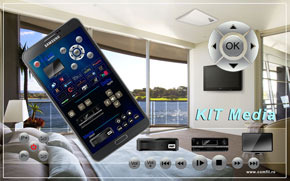 Kit Media - control AV-TV prin Android, iPhone